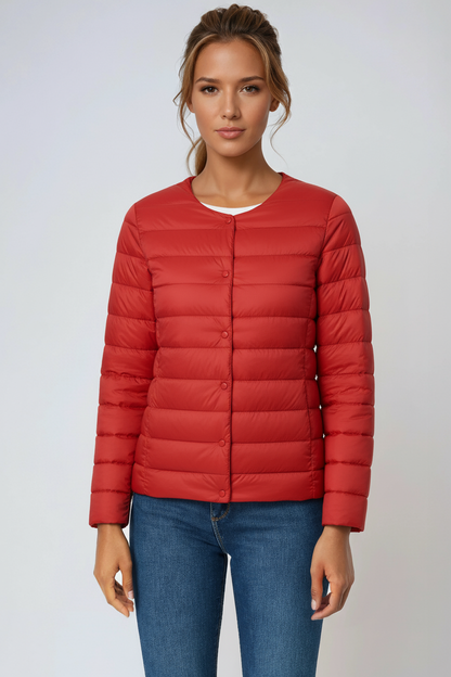 Chaqueta Acolchada Mujer Abrigo Invierno Cálido