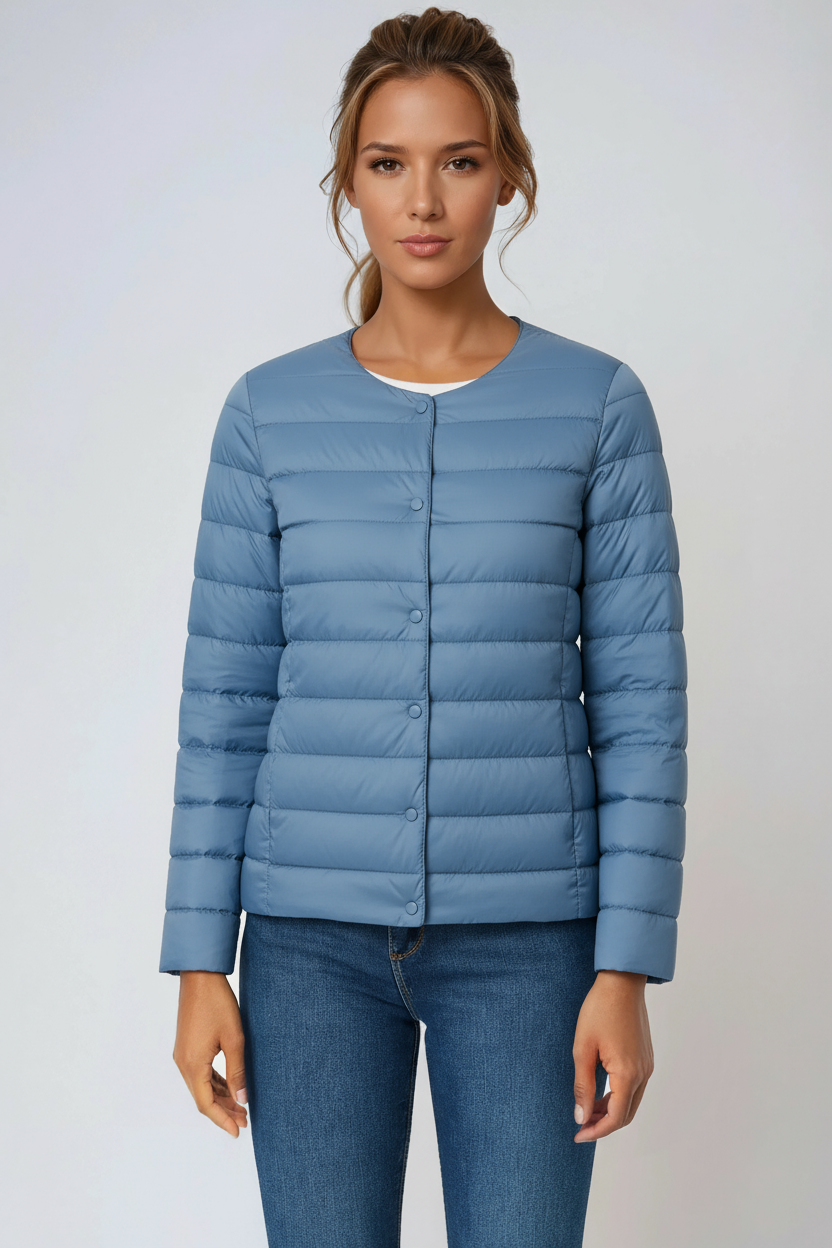 Chaqueta Acolchada Mujer Abrigo Invierno Cálido