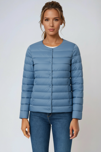 Chaqueta Acolchada Mujer Abrigo Invierno Cálido
