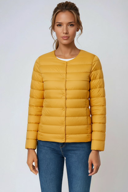 Chaqueta Acolchada Mujer Abrigo Invierno Cálido