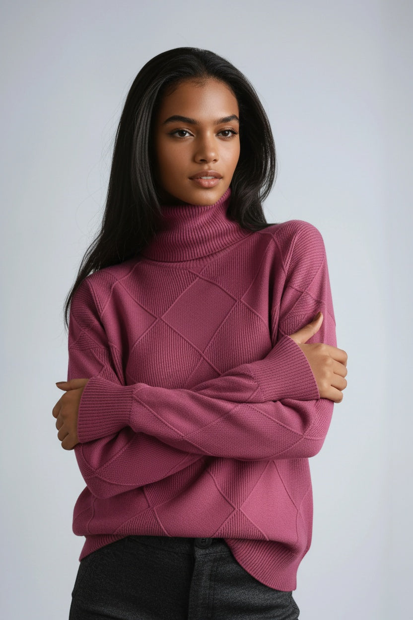 Sudadera Mujer Cuadros Invierno Cálido