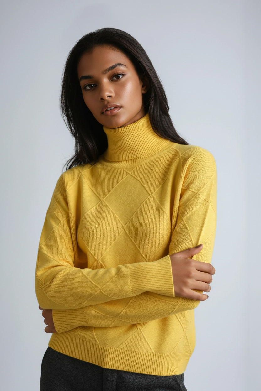 Sudadera Mujer Cuadros Invierno Cálido