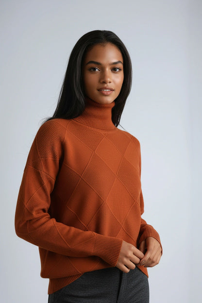 Sudadera Mujer Cuadros Invierno Cálido