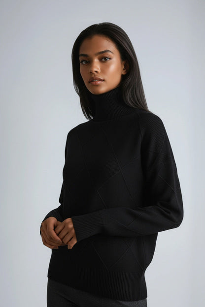 Sudadera Mujer Cuadros Invierno Cálido