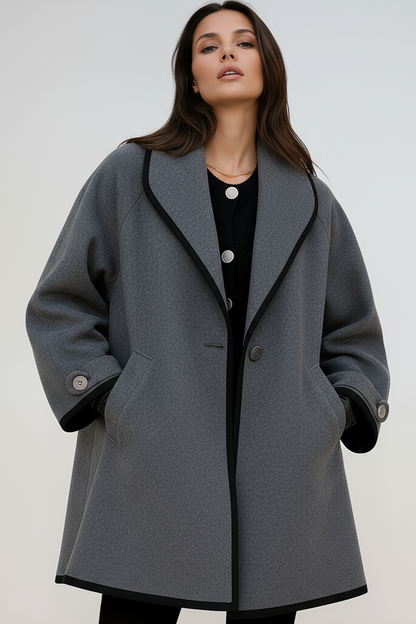 Abrigo Mujer Gabardina Grande Invierno