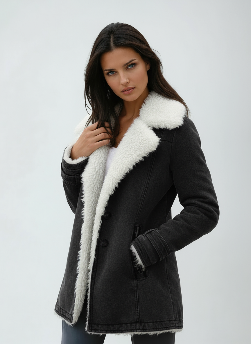 Chaquetón Mujer Invierno Peluche Abrigado