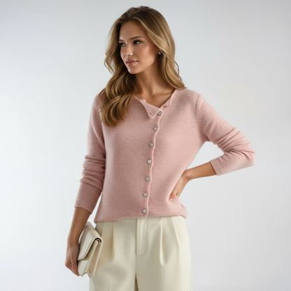 Cárdigan Mujer Botones Suave y Elegante