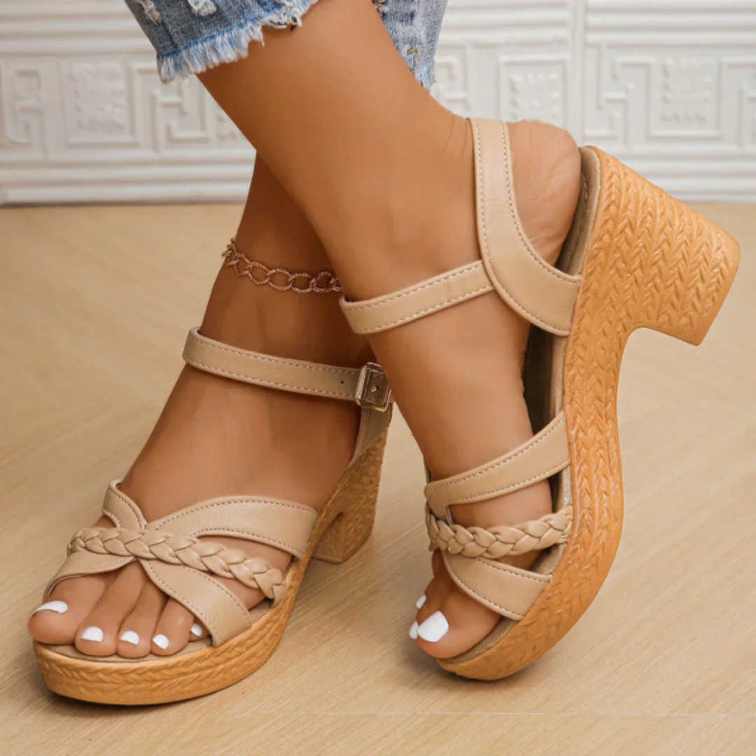 Sandalias cómodas con suela ortopédica
