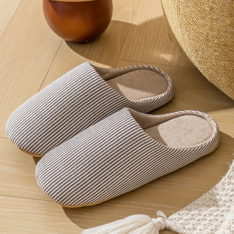 Pantuflas de casa estampadas con suela segura