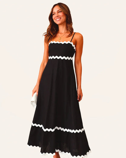 Vestido Capri Elegante Contraste