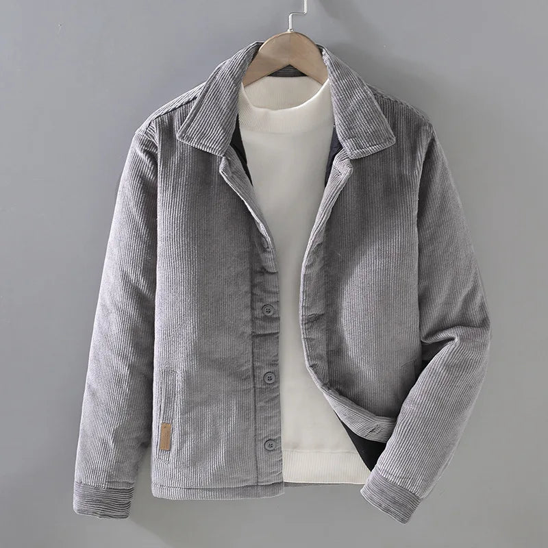 Chaqueta Cuero Acolchada Clásica - Vestiria