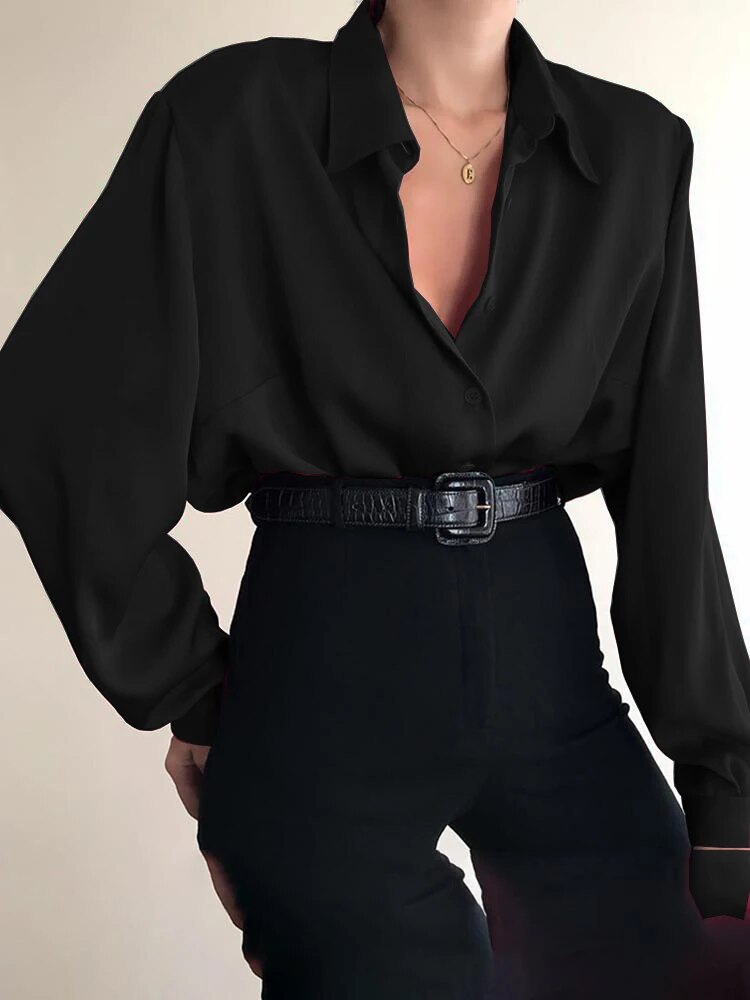 Blusa Mujer Polo Clásica Manga Larga