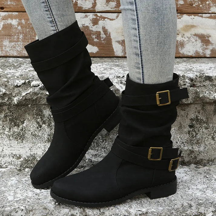 Botas Tacón Alto Mujer Sintético Elegantes