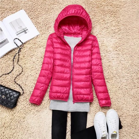 Chaquetón de plumas ligero y compacto mujer - Vestiria