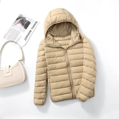 Chaquetón de plumas ligero y compacto mujer