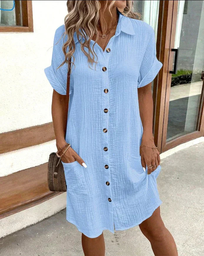 Vestido Polo Amplio Mujer
