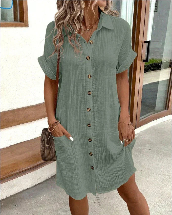 Vestido Polo Amplio Mujer