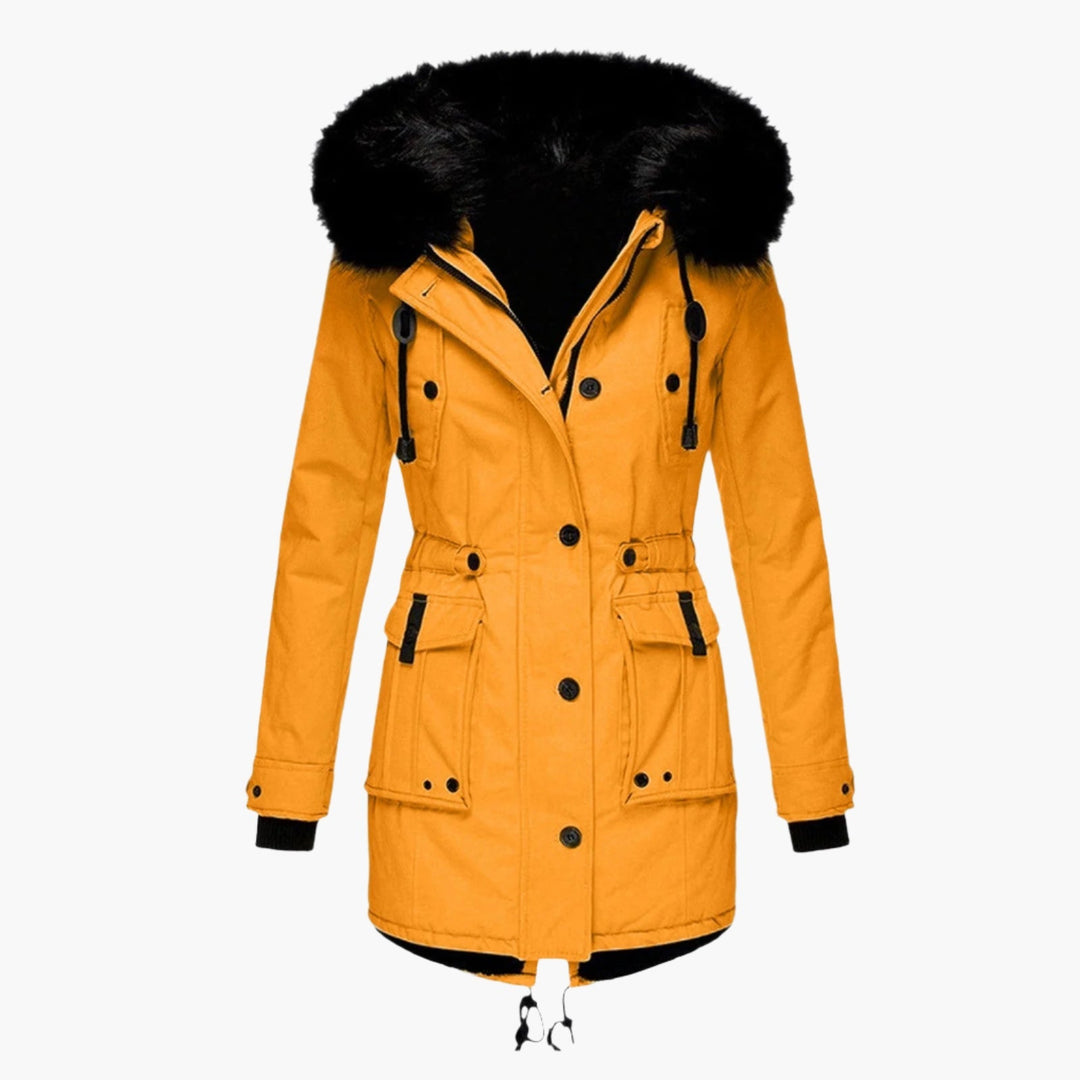 Abrigo Mujer Invierno Calentito con Capucha - Vestiria
