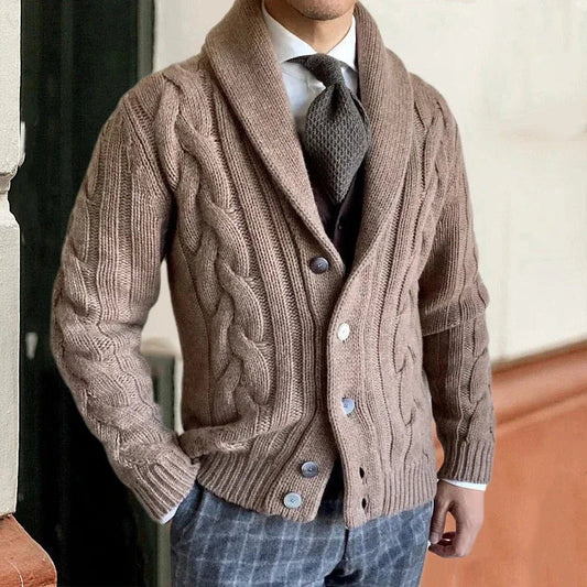 Cárdigan Hombre Abrigado Invierno - Vestiria