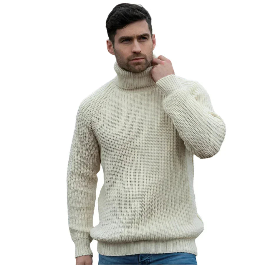 Jersey Hombre Cuello Alto Abrigado - Vestiria
