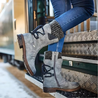 Botas Nieve Impermeables Cordonadas