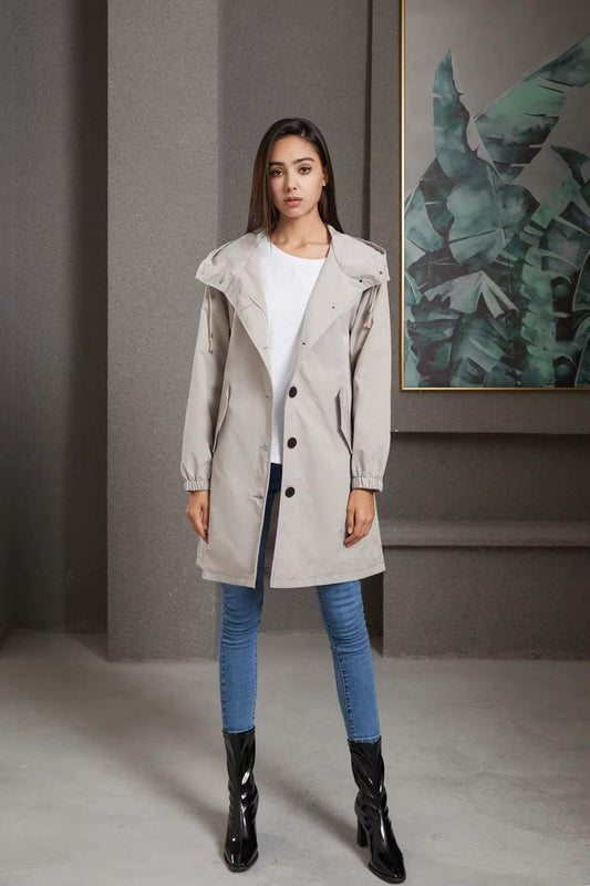 Abrigo Mujer Invierno Largo Cálido - Vestiria