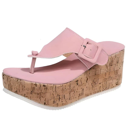 Chanclas de tacón alto cómodas
