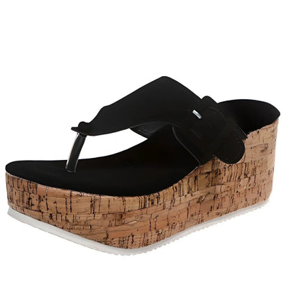 Chanclas de tacón alto cómodas