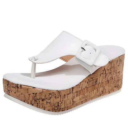 Chanclas de tacón alto cómodas