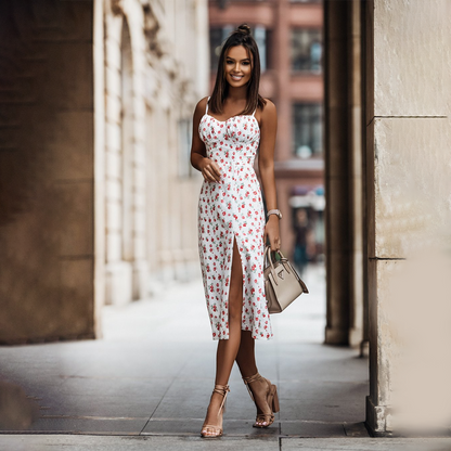 Vestido Maxi Elegante con Escote