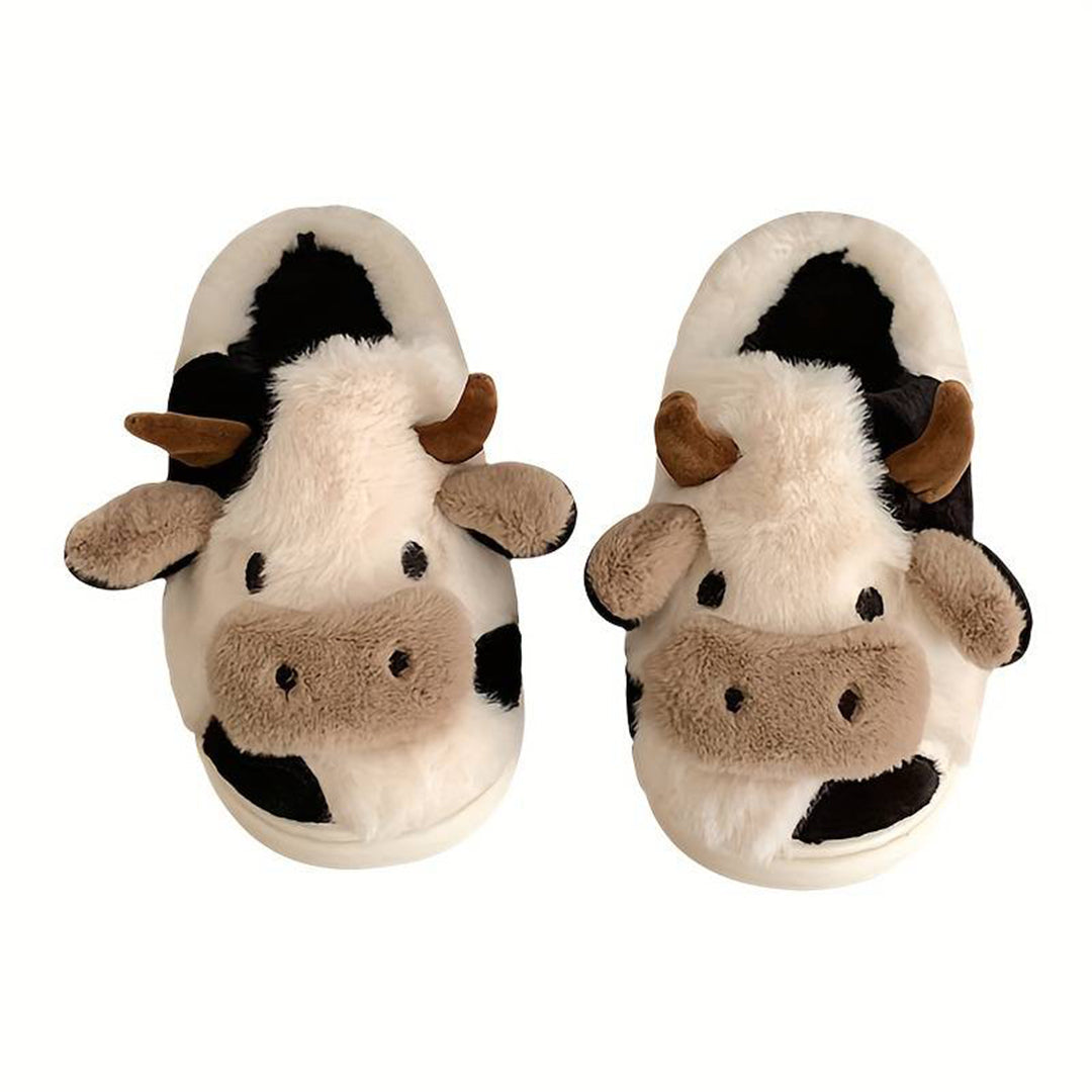 Pantuflas Vaca Acogedoras Mujer