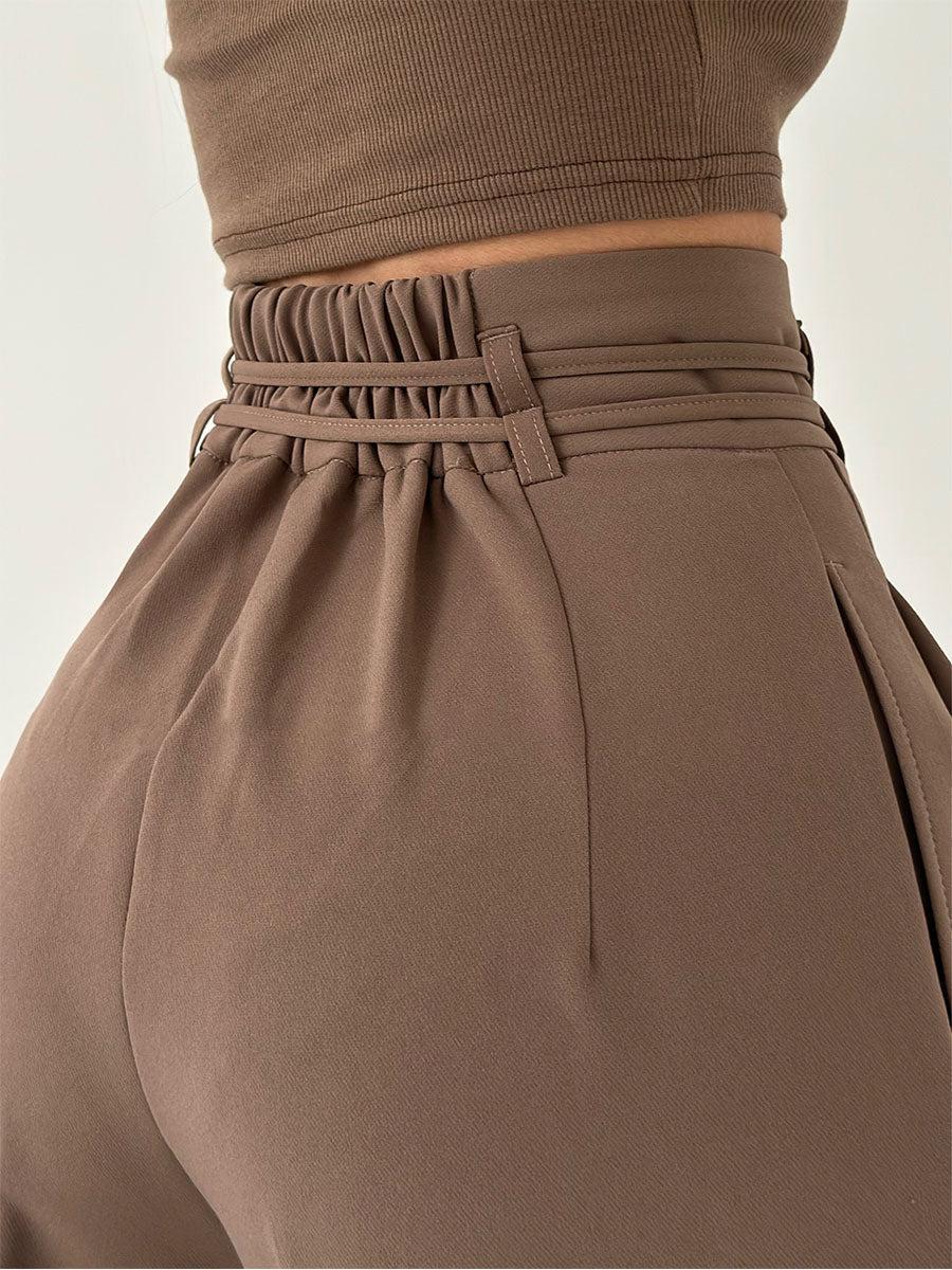 Pantalón Amplio Cintura Elástica Comodo
