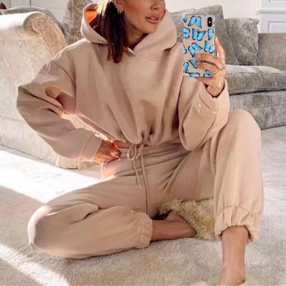 Pantalón y sudadera deportiva mujer casual