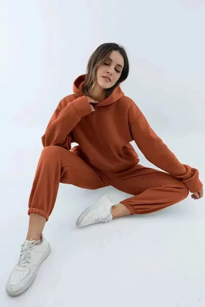 Chándal Mujer Oversize Con Capucha Dos Piezas