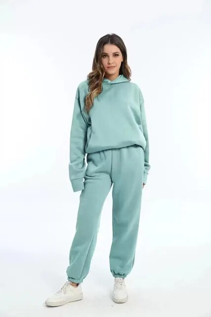 Chándal Mujer Oversize Con Capucha Dos Piezas