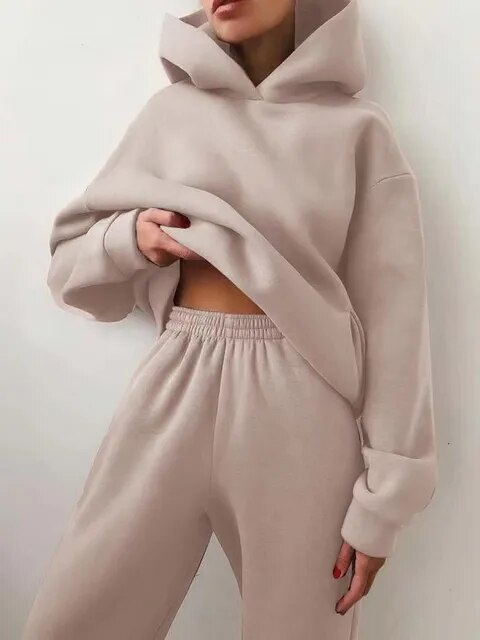 Chándal Mujer Oversize Con Capucha Dos Piezas