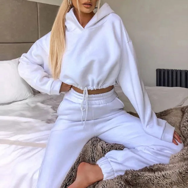 Pantalón y sudadera deportiva mujer casual