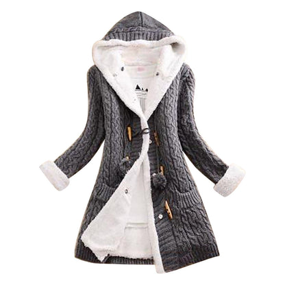 Chaquetón Acogedor con Capucha y Forro Polar