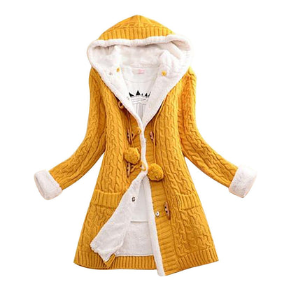 Chaquetón Acogedor con Capucha y Forro Polar