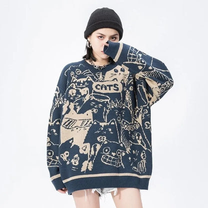Sudadera gato suave y acogedora - Vestiria