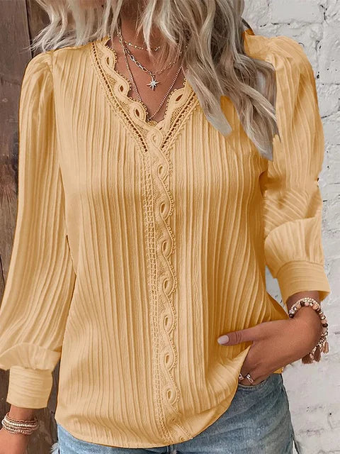 Blusa Mujer Elegante Estilo Clásico