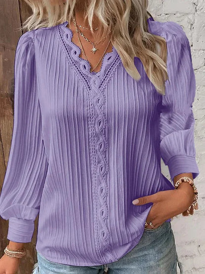 Blusa Mujer Elegante Estilo Clásico
