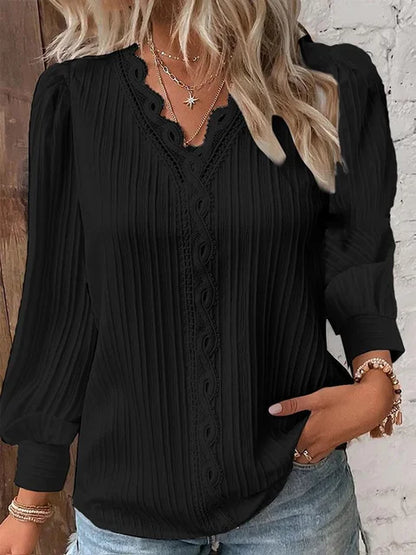 Blusa Mujer Elegante Estilo Clásico