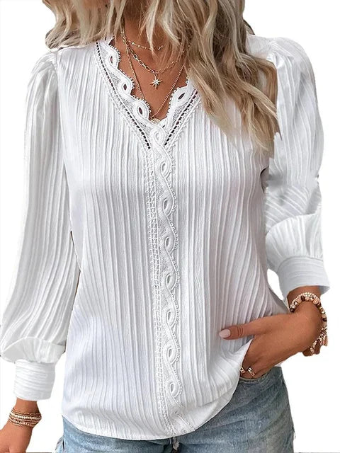 Blusa Mujer Elegante Estilo Clásico