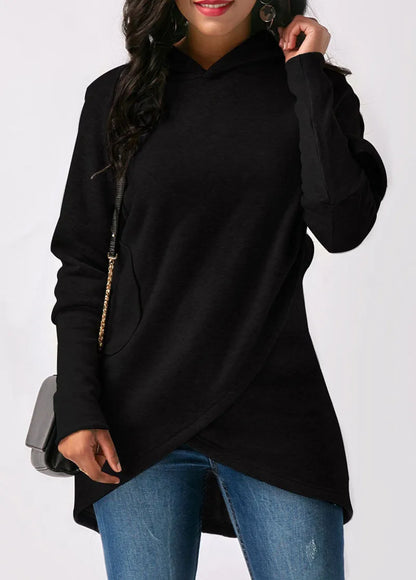Sudadera Mujer Capucha Cuello Alto