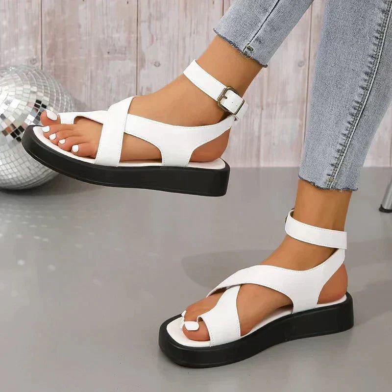 Sandalias Mujer Piel Natural Elegantes