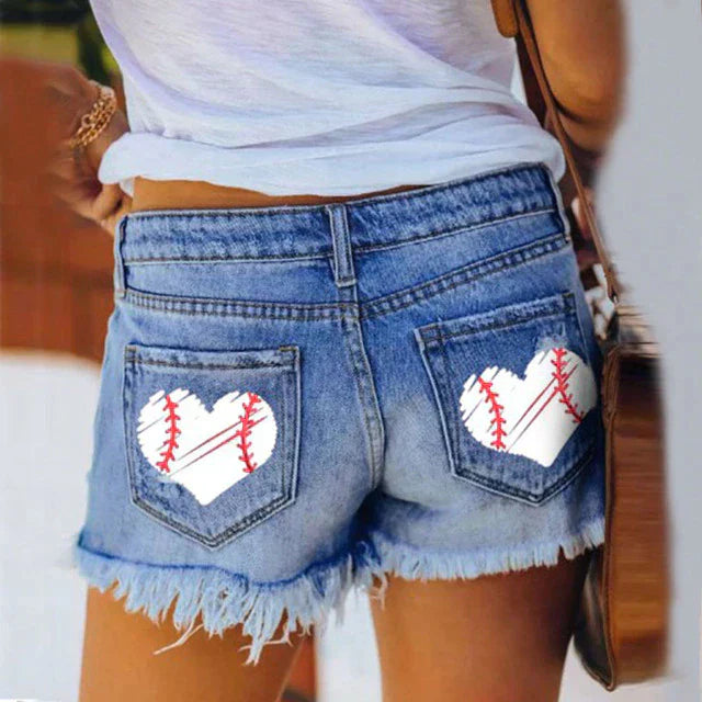 Pantalones Cortos Vaqueros Mujer Estilo Casual