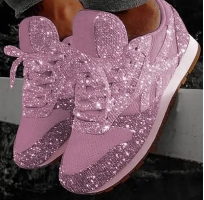 Zapatillas Mujer Brillantes Glitter Elegantes
