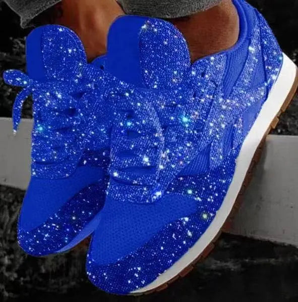 Zapatillas Mujer Brillantes Glitter Elegantes