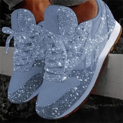 Zapatillas Mujer Brillantes Glitter Elegantes
